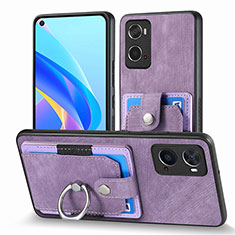 Custodia Silicone Morbida In Pelle Cover SD2 per Oppo A36 Lavanda