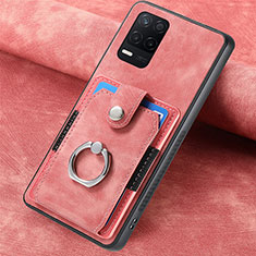 Custodia Silicone Morbida In Pelle Cover SD2 per Realme 8s 5G Rosa