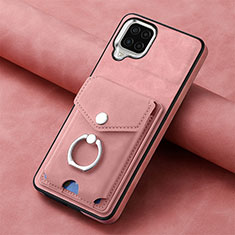 Custodia Silicone Morbida In Pelle Cover SD3 per Samsung Galaxy M32 4G Rosa