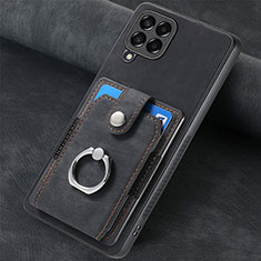 Custodia Silicone Morbida In Pelle Cover SD3 per Samsung Galaxy M33 5G Nero