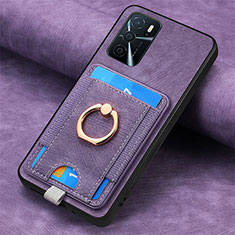 Custodia Silicone Morbida In Pelle Cover SD4 per Oppo A16s Rosa