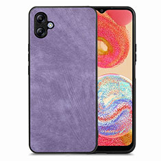 Custodia Silicone Morbida In Pelle Cover SD4 per Samsung Galaxy A04E Viola