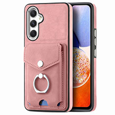 Custodia Silicone Morbida In Pelle Cover SD4 per Samsung Galaxy A14 4G Rosa