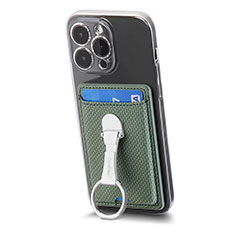 Custodia Silicone Morbida In Pelle Cover SD9 per Apple iPhone 14 Pro Verde
