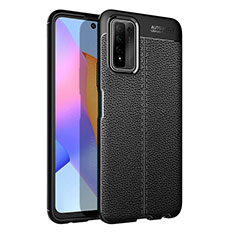 Custodia Silicone Morbida In Pelle Cover WL1 per Huawei Honor 10X Lite Nero