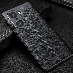 Custodia Silicone Morbida In Pelle Cover WL1 per Huawei Honor 60 5G Nero