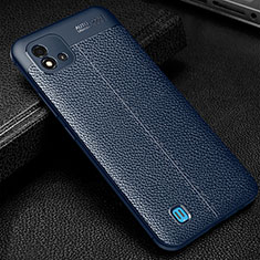 Custodia Silicone Morbida In Pelle Cover WL1 per Realme C20 Blu