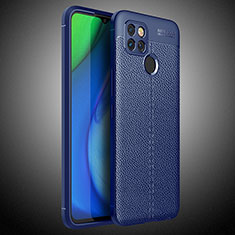 Custodia Silicone Morbida In Pelle Cover WL1 per Realme Q2i 5G Blu