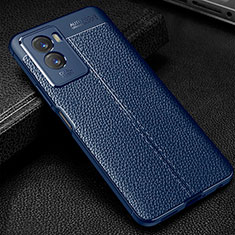 Custodia Silicone Morbida In Pelle Cover WL1 per Vivo Y72t Blu