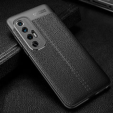 Custodia Silicone Morbida In Pelle Cover WL1 per Xiaomi Mi 10S 5G Nero