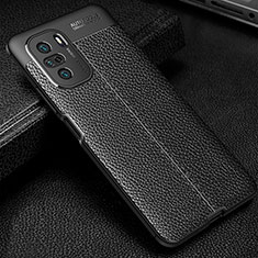 Custodia Silicone Morbida In Pelle Cover WL1 per Xiaomi Mi 11i 5G Nero