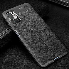 Custodia Silicone Morbida In Pelle Cover WL1 per Xiaomi POCO M3 Pro 5G Nero