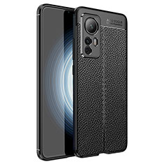 Custodia Silicone Morbida In Pelle Cover WL1 per Xiaomi Redmi K50 Ultra 5G Nero