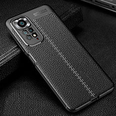 Custodia Silicone Morbida In Pelle Cover WL1 per Xiaomi Redmi Note 11S 4G Nero