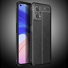 Custodia Silicone Morbida In Pelle Cover WL2 per Realme 9 Pro 5G Nero