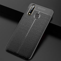 Custodia Silicone Morbida In Pelle Cover WL2 per Vivo Y5s Nero