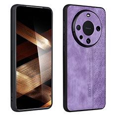 Custodia Silicone Morbida In Pelle Cover YZ1 per Huawei Mate 60 Pro+ Plus Lavanda