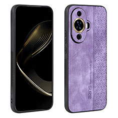 Custodia Silicone Morbida In Pelle Cover YZ1 per Huawei Nova 11 Ultra Lavanda