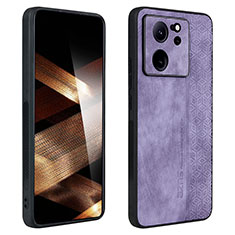 Custodia Silicone Morbida In Pelle Cover YZ1 per Xiaomi Redmi K60 Ultra 5G Lavanda