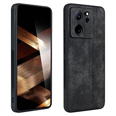 Custodia Silicone Morbida In Pelle Cover YZ1 per Xiaomi Redmi K60 Ultra 5G Nero