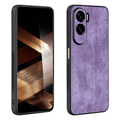 Custodia Silicone Morbida In Pelle Cover YZ2 per Huawei Honor 90 Lite 5G Lavanda