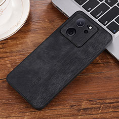 Custodia Silicone Morbida In Pelle Cover YZ2 per Xiaomi Mi 13T 5G Nero