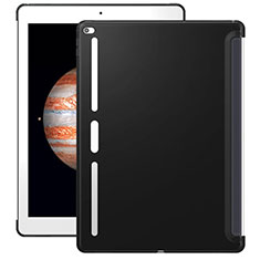 Custodia Silicone Morbida Lucido per Apple iPad Pro 12.9 Nero