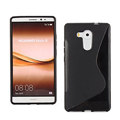 Custodia Silicone Morbida S-Line per Huawei Mate 8 Nero