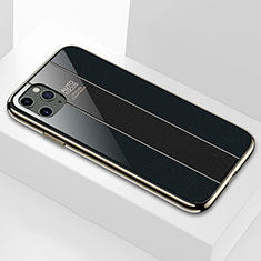 Custodia Silicone Specchio Laterale Cover F01 per Apple iPhone 11 Pro Nero