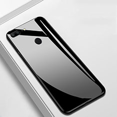 Custodia Silicone Specchio Laterale Cover M01 per Huawei Honor 9 Lite Nero