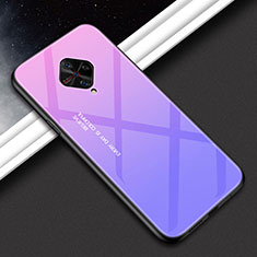 Custodia Silicone Specchio Laterale Cover M01 per Vivo S1 Pro Viola