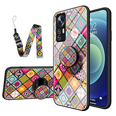 Custodia Silicone Specchio Laterale Cover M01 per Xiaomi Mi 12 Pro 5G Multicolore