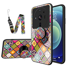 Custodia Silicone Specchio Laterale Cover M01 per Xiaomi Mi 12 Ultra 5G Multicolore