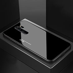 Custodia Silicone Specchio Laterale Cover M02 per Xiaomi Redmi Note 8 Pro Nero