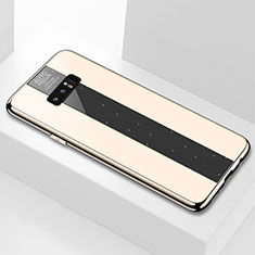Custodia Silicone Specchio Laterale Cover M03 per Samsung Galaxy Note 8 Duos N950F Oro