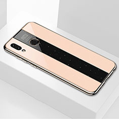 Custodia Silicone Specchio Laterale Cover per Huawei Honor 8X Oro