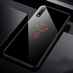 Custodia Silicone Specchio Laterale Cover per Huawei Honor 9X Nero