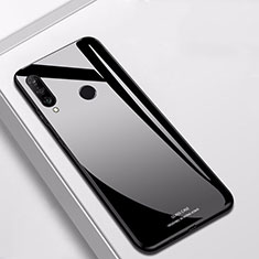 Custodia Silicone Specchio Laterale Cover per Huawei P30 Lite XL Nero