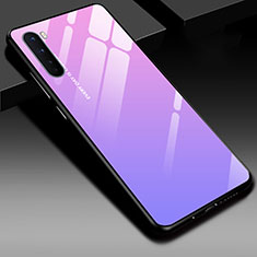 Custodia Silicone Specchio Laterale Cover per OnePlus Nord Lavanda