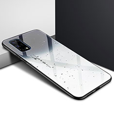 Custodia Silicone Specchio Laterale Cover per Realme X7 5G Grigio