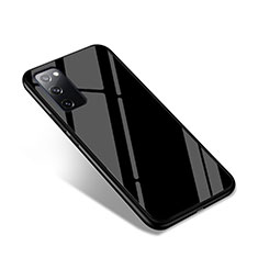 Custodia Silicone Specchio Laterale Cover per Samsung Galaxy S20 Lite 5G Nero