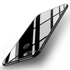 Custodia Silicone Specchio Laterale Cover per Xiaomi Mi 5X Nero