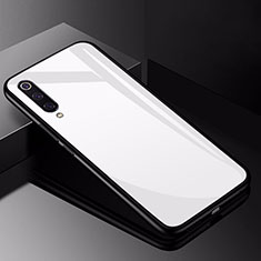 Custodia Silicone Specchio Laterale Cover per Xiaomi Mi 9 Pro Bianco