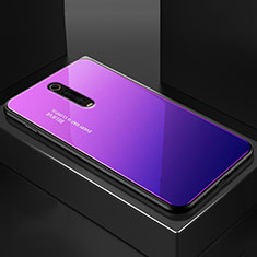 Custodia Silicone Specchio Laterale Cover per Xiaomi Mi 9T Pro Viola