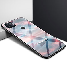 Custodia Silicone Specchio Laterale Cover per Xiaomi POCO C3 Marrone