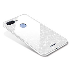 Custodia Silicone Specchio Laterale Cover per Xiaomi Redmi 6 Bianco