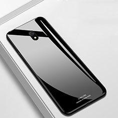 Custodia Silicone Specchio Laterale Cover per Xiaomi Redmi 8A Nero