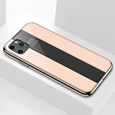 Custodia Silicone Specchio Laterale Cover T01 per Apple iPhone 11 Pro Oro