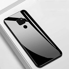 Custodia Silicone Specchio Laterale Cover T01 per Huawei Mate 20 X 5G Nero