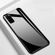 Custodia Silicone Specchio Laterale Cover T01 per Samsung Galaxy S20 5G Nero